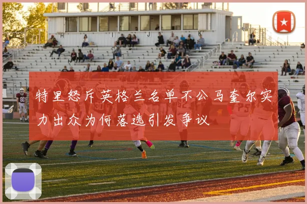 特里怒斥英格兰名单不公马奎尔实力出众为何落选引发争议